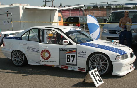 Varmt forår på Hockenheimring - Marrill og hans BMW